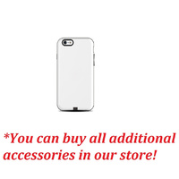 Kome Built-in Qi Wireless Magnetic Receiver/Charger Case with Removable Lightning Connector for iPhone 6 Plus/ 6S Plus(5.5 inch)