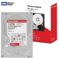10TB 3.5"  Western Digital Red Pro HDD SATA III, 256MB, 7200RPM NAS Internal Hard Disk WD WD102KFBX