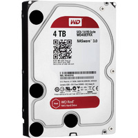 Western Digital 4TB NAS Red Hard Drive 3.5" SATA III 6Gbs 64MB Cache IntelliPower WD40EFRX