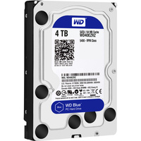 Western Digital Blue 4TB 5400RPM SATA III 6 Gb/s 64Mb Cache Desktop 3.5-inch HDD WD40EZRZ