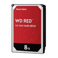 Hard Drive 8 TB 3.5 SATA WD Red NAS Western Digital WD80EFAX