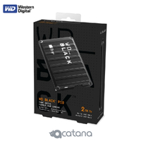 2TB Portable HDD WD Black P10 External Game Hard Drive USB3.2 Gen1 Western Digital WDBA2W0020BBK-WESN