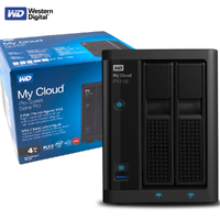 4TB 2-Bay NAS Server (2 x 2TB) WD My Cloud PR2100 WDBBCL0040JBK-SESN