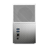 WD My Cloud Home Duo 4TB 2-Bay Personal Cloud NAS Server (2 x 2TB) WDBMUT0040JWT-SESN