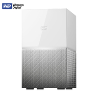 8TB NAS WD My Cloud Home Duo Bays Personal Network Cloud Storage Server 2 Drive WDBMUT0080JWT-SESN