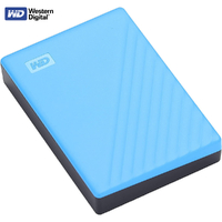 4TB External Hard Drive USB 3.2 Portable WD My Passport Blue HDD Western Digital WDBPKJ0040BBL-WESN