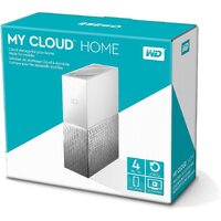 4TB NAS WD My Cloud Home Network Storage Server 1 Bay Western Digital WDBVXC0040HWT-SESN