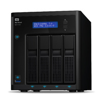 Western Digital My Cloud EX4100 Expert Series 32TB (4x8TB) 4-Bay Network Storage with 1.6GHz Dual-Core CPU, 2GB DDR3, 2x GbEthernet, USB 3.0, RAID. Ba