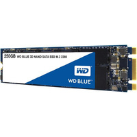 SSD M.2 250GB SATA 3D Nand WD Blue Western Digital WDS250G2B0B