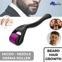 Beard Hair Growth Derma Roller Micro Needle 0.25mm Needles Dermaroller Hair Loss