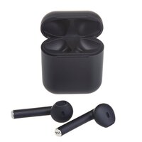 i12 Wireless Bluetooth Earphones Earbuds Headphones Universal Sport Stereo Black 5.0