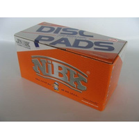 Front Brake Pads NiBk LOW DUST + copper grease sachet (Equiv to DB1473)