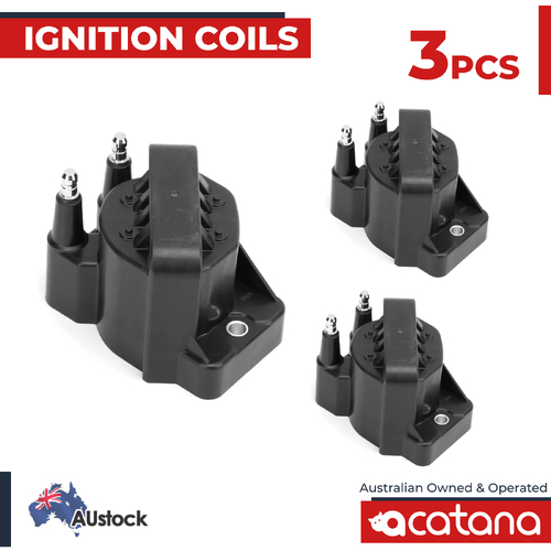 3x Ignition Coils for Holden Commodore VY 2002 - 2004 V6 3.8L Engine Plug Pack Fits OEM 10467067 10468391