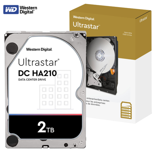 2 TB HDD 3.5" 7200RPM 128MB Cache SATA III Ultrastar Western Digital 1W10002