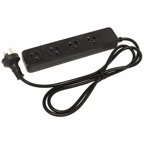 Kensington Outlet Surge Protected Powerboard, 4 AU outlet, Black
