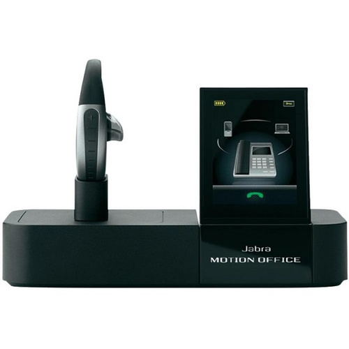 Jabra Motion Office MS Wireless Bluetooth Headset Single Ear, Microsoft Optimized, Black