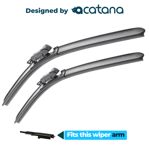 acatana Wiper Blades for Jaguar XF X250 2008 - 2015 Set 24" + 19" - Front