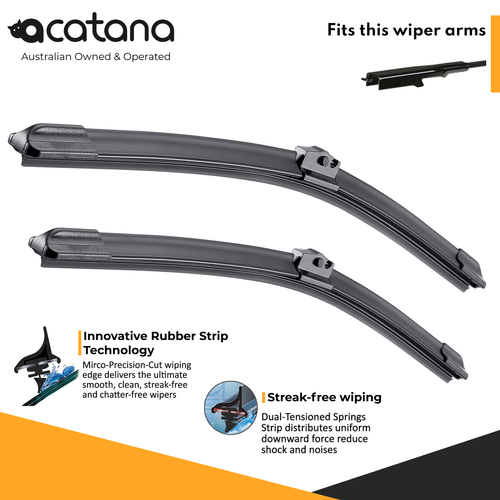 Windscreen Wiper Blades for Holden Commodore VE VF 2006 - 2017, (KIT of 2pcs)