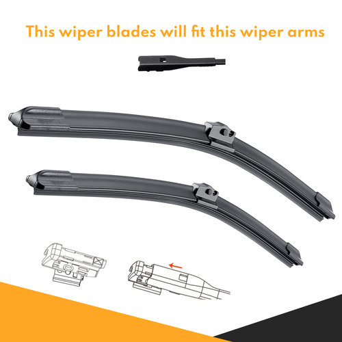 Windscreen Wiper Blades for Volkswagen up! 2012 - 2014, (KIT of 2pcs)