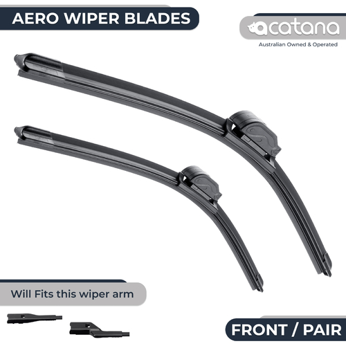 Wiper Blades for Audi S6 C7 2012 2013 2014 2015 2016 2017 Front Pair 26" + 20"