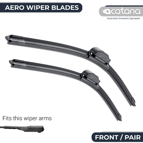 Aero Wiper Blades for Mercedes-Benz V-Class W447 2015 - 2021 Rear Tailgate Pair Pack