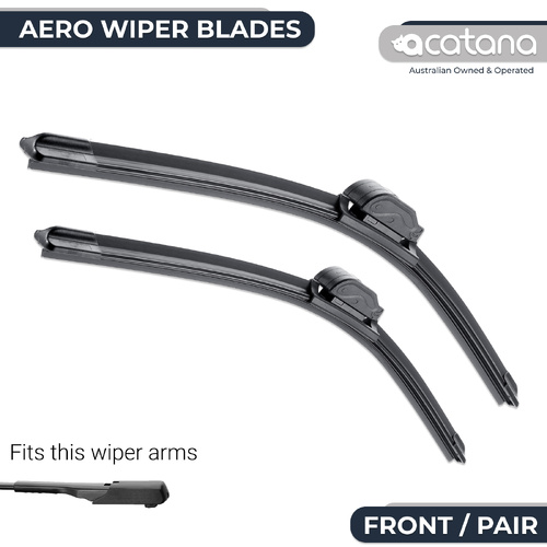 Aero Wiper Blades for Mercedes-Benz Sprinter based Talvor Euro Deluxe 2018-2024 Motorhome, Pair Pack