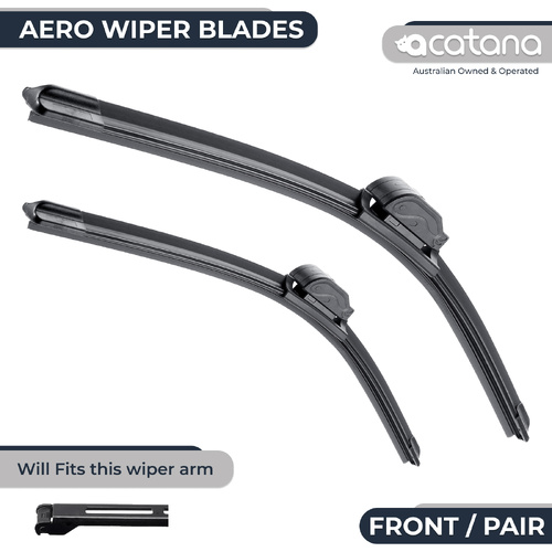 Aero Wiper Blades for Audi allroad C5 2001 - 2005, Pair Pack