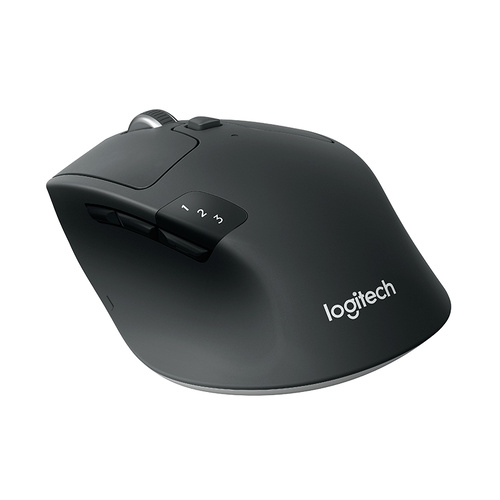 Logitech M720 Triathlon Multi Device Wireless Optical Mouse, 1000DPI Mouse, 8 Buttons,  Bluetooth Smart Unifying Receiver, Black