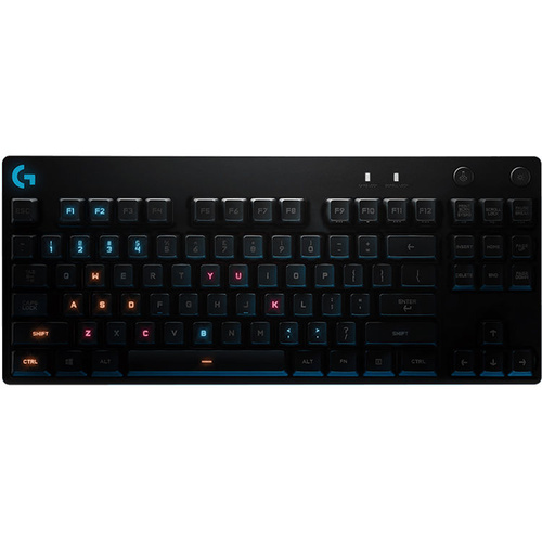 Logitech 920-008296 G Pro Mechanical Tenkeyless Gaming Keyboard Romer-G Switch