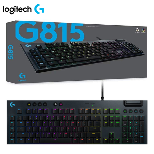Mechanical Keyboard Logitech G815 LIGHTSYNC RGB GL Tactile USB Wired Black