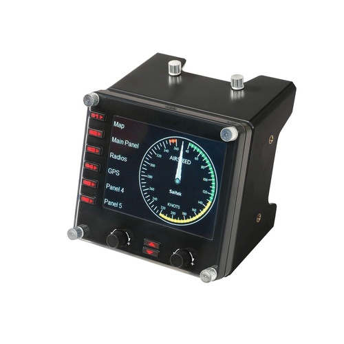 Aircraft Instrument Panel G Flight Simulator Black Logitech 945-000027