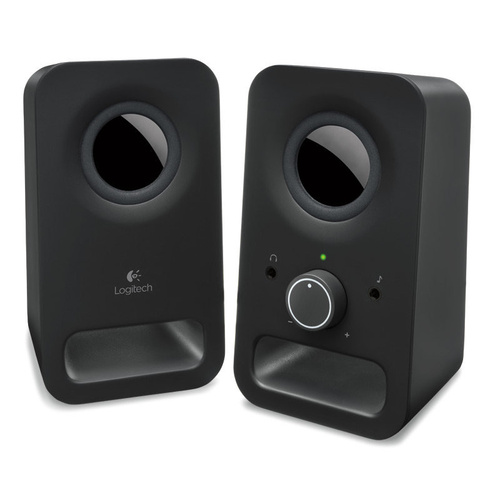 Stereo Speakers 6W 2.0 Compact Multimedia PC Laptop Z150 Logitech 980-000862