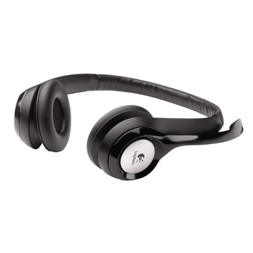 Logitech H390 Comfortable Wired USB Stereo Headset with Rotating Noise Cancelling Microphone, Black, 2 Years Warranty