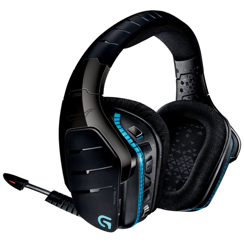 Logitech G933 Artemis Spectrum Wireless or Wired 7.1 Surround Gaming Headset