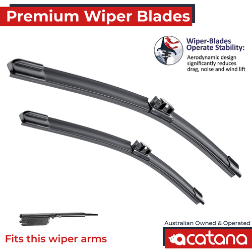 Premium Wiper Blades Set fit Subaru XV G5X 2017 - 2021 Front