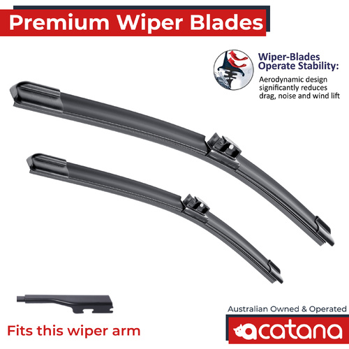 Premium Wiper Blades Set fit Chery Tiggo 8 Pro 2022 - 2025, Front Pair