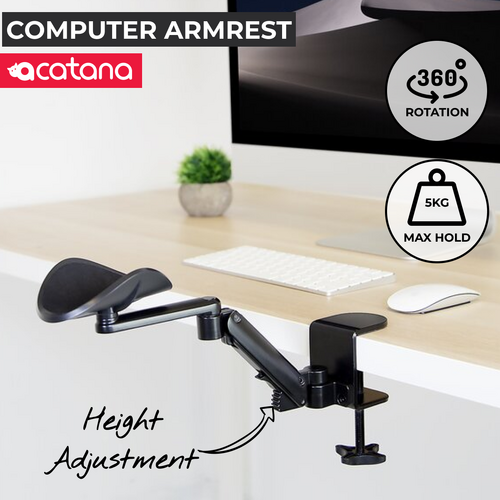 Acatana Computer Elbow Armrest Hand Arm Support Device Wrist Rest Mouse Desktop