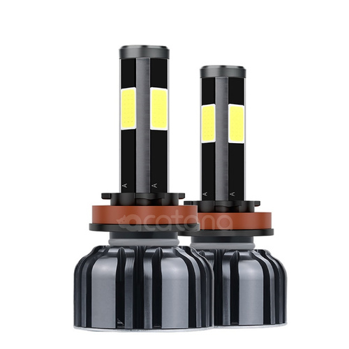 H7 LED Headlight Bulbs Kit - Car Globes (20000LM, 90W, 6500k White, CANbus)