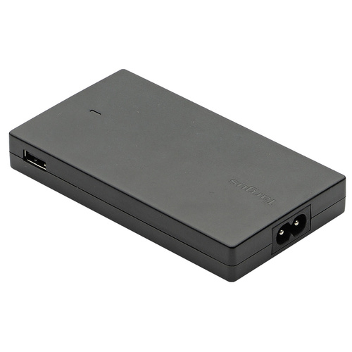 Targus Slim & Light Laptop 90W Charger with built-in USB for Phone or Tablet Charge 2 in 1