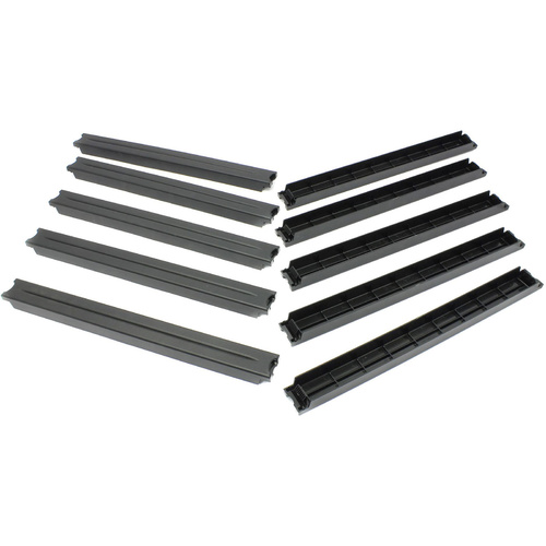 APC 19-inch 1U Tolless Rack Blanking Panel Airflow Management Kit 10pcs Black