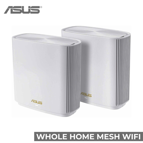 2in1 pack Asus ZenWiFi Whole Home Mesh Router WiFi System ZenWiFi AX6600 White