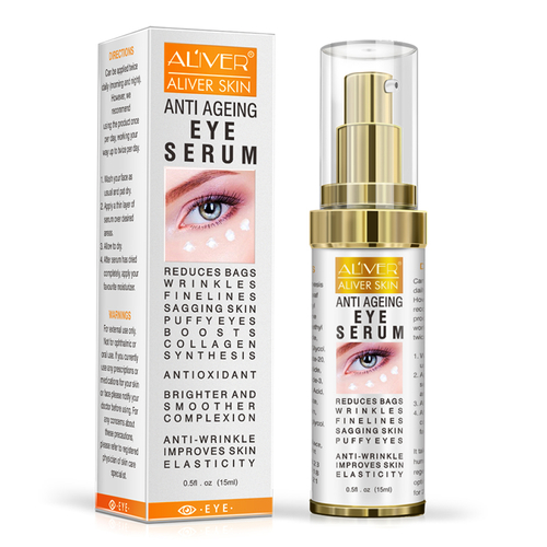 Aliver Repair Under Eye Skin Cream Collagen Anti Aging Puffiness Dark Circles Wrinkle Bags Fine Lines Remover Treatment