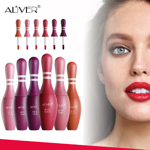 Aliver 6 Color Bowling Lip Tint Lip Stain SET