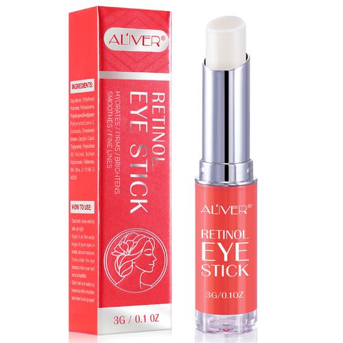 Aliver Retinol Eye Stick Dark Circles Puffiness Bags Remover Treatment Anti Aging Repair Pen Cream