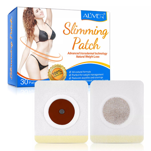 Aliver Body Slimming Patches Fat Burner Abdomen Buttock Belly Weight Loss Detox Pads Metabolism Navel Stickers (30pcs)