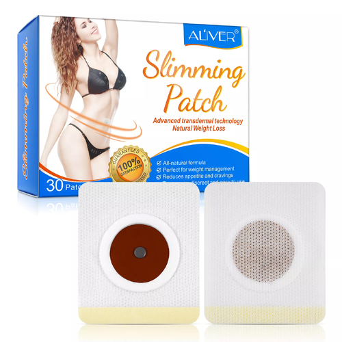 Aliver Body Slimming Patches Fat Burner Abdomen Buttock Belly Weight Loss Detox Pads Metabolism Navel Stickers (30pcs)