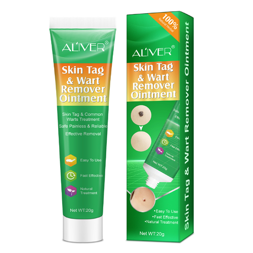 Aliver Skin Tag Remover Ointment Safe Mole Wart Removal Body Face Treatment Gentle Acting Natural Painless