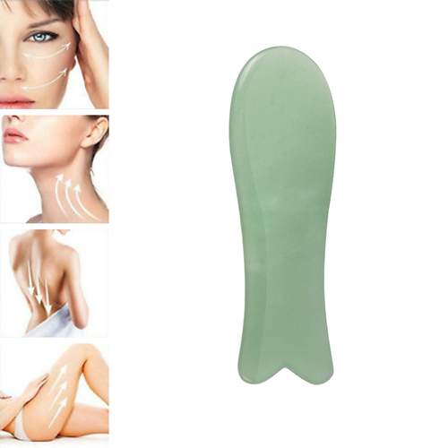 Natural Guasha Facial Jade Face Body Gua Sha Board Massager Facial Tool Stone