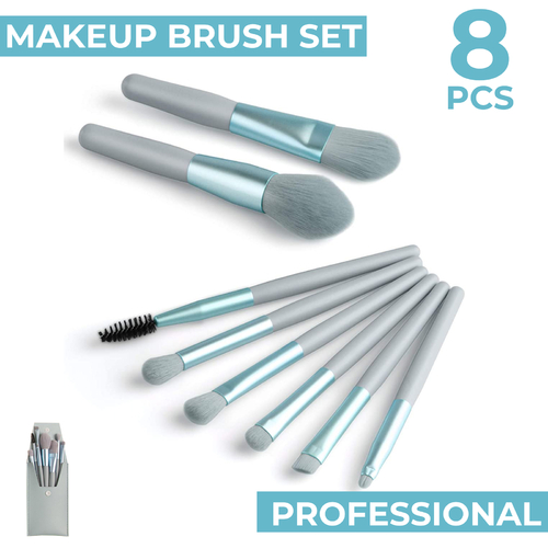 Professional Makeup Brush Set Eye Make-up Brushes Cosmetic Foundation Blending 8pcs Powder Foundation
