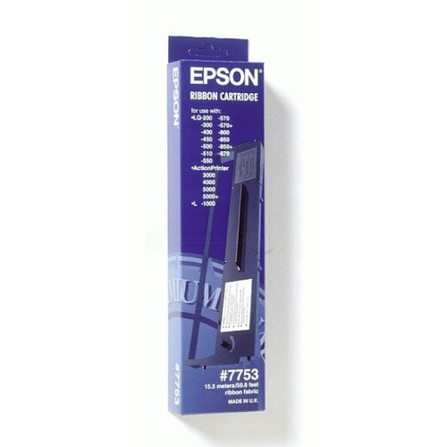 Epson Black Ribbon Fabric Cartridge SIDM for dot matrix printer LQ-300/ + / 570 / + / 580 / 8XX